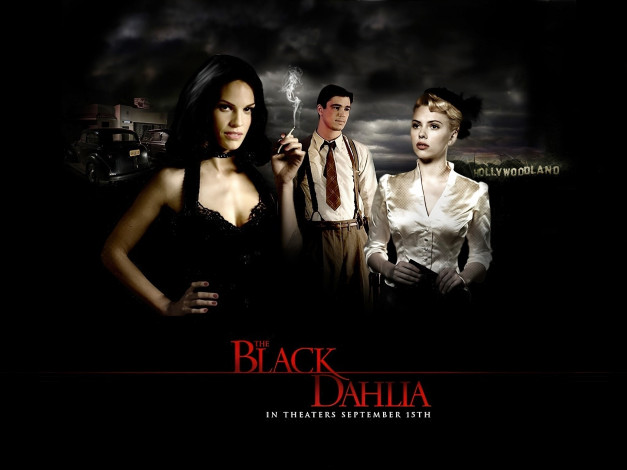 Обои картинки фото кино фильмы, black dahlia, женщины, мужчина, сигарета