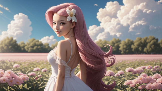 Обои картинки фото аниме, пейзажи,  природа, нейросети, графика, нейроарт, ai, art, нейронные, сети, рисунки, нейро, искусство