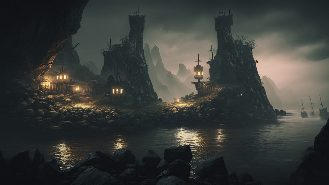 Обои картинки фото фэнтези, иные миры,  иные времена, нейросети, графика, нейроарт, ai, art, нейронные, сети, рисунки, нейро, искусство