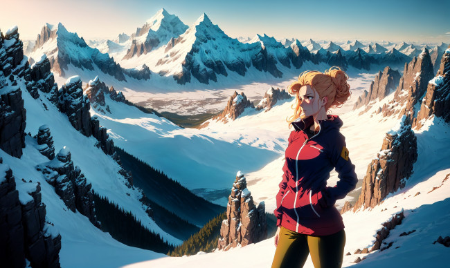 Обои картинки фото аниме, пейзажи,  природа, нейросети, графика, нейроарт, ai, art, нейронные, сети, рисунки, нейро, искусство