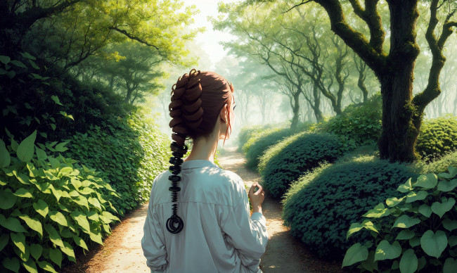 Обои картинки фото аниме, пейзажи,  природа, нейросети, графика, нейроарт, ai, art, нейронные, сети, рисунки, нейро, искусство