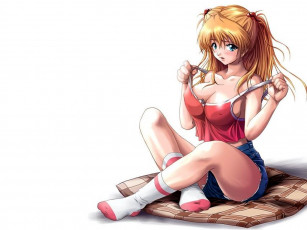 Картинка аниме evangelion