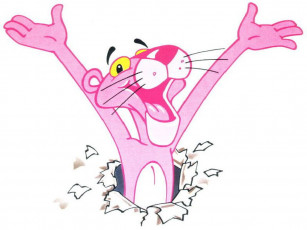обоя пантера, мультфильмы, the, pink, panther
