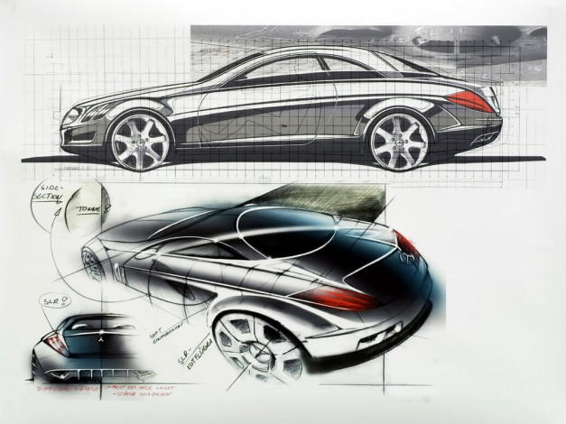 Обои картинки фото рисованные, авто, мото