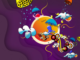 обоя векторная, графика