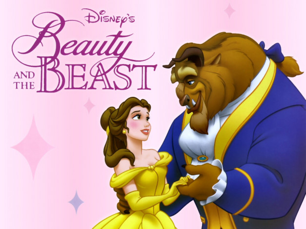 Обои картинки фото мультфильмы, beauty, and, the, beast