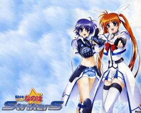 Картинка аниме mahou shoujo lyrical nanoha