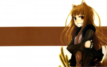 Картинка аниме spice and wolf