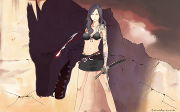 Картинка аниме weapon blood technology