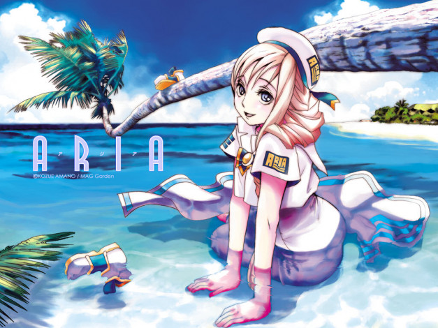 Обои картинки фото аниме, aria