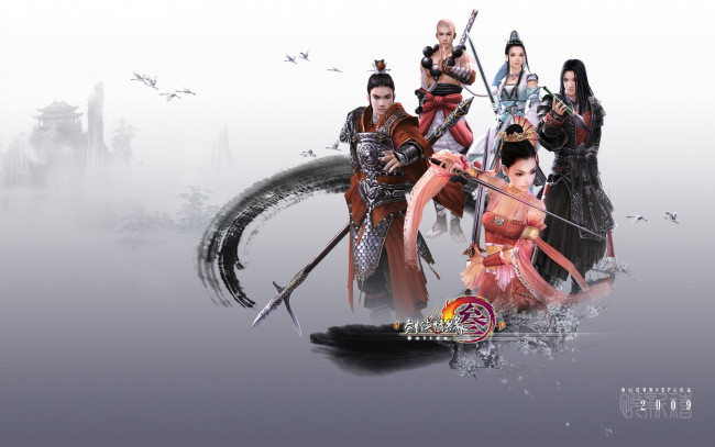 Обои картинки фото jx3, видео, игры, jx, online