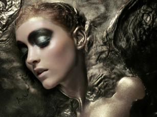 Картинка -Unsort+Креатив девушки unsort креатив макияж бронзовый