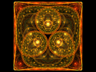 Картинка 3д графика fractal фракталы абстракция