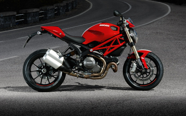 Обои картинки фото ducati, monster, 1100, evo, 2012, мотоциклы