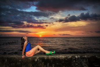 Картинка -Unsort+Брюнетки+Шатенки девушки unsort брюнетки шатенки млое закат море