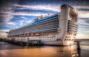 Картинка caribbean princess корабли лайнеры