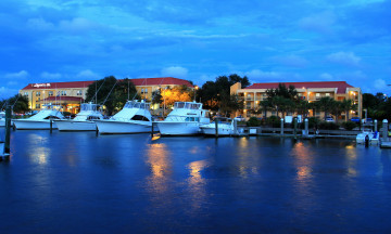 Картинка южная каролина Чарлстон корабли катера прчалы