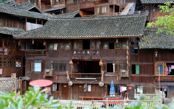 Картинка города здания дома китай