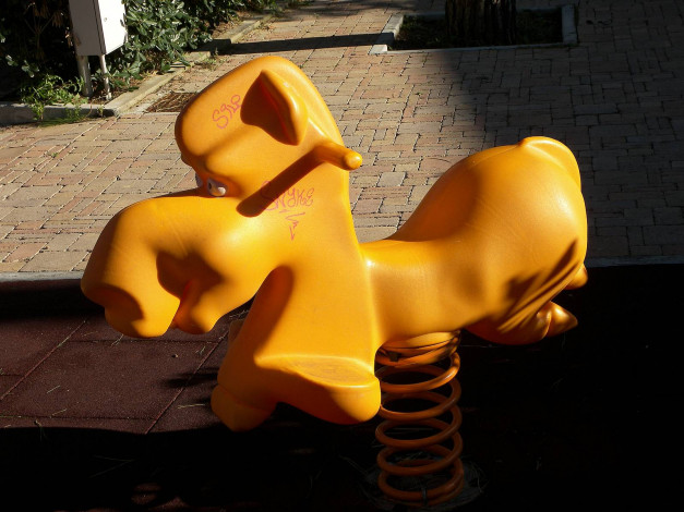 Обои картинки фото разное, карусели, качели, аттракционы, лошадка