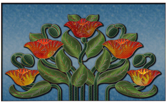 Обои картинки фото 3д, графика, flowers, цветы