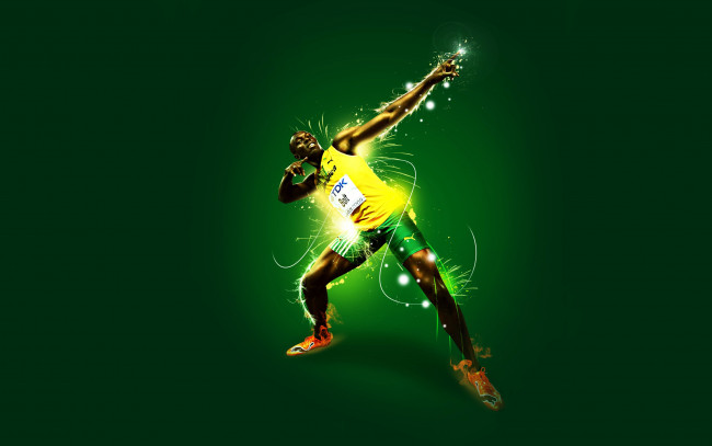Обои картинки фото usain, bolt, спорт, бег, сша, легкоатлет