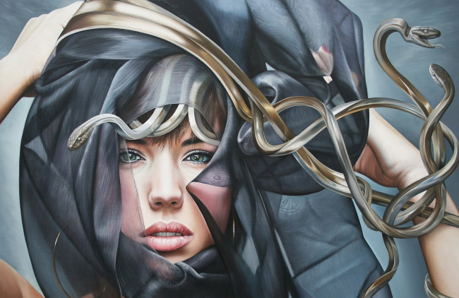 Обои картинки фото фэнтези, существа, медуза, горгона