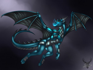 Картинка рисованные животные сказочные мифические дракон