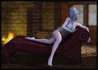 Картинка 3д графика people люди девушка