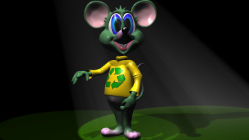 Картинка 3д графика humor юмор мышка