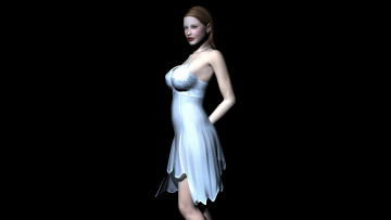 Картинка 3д графика people люди взгляд девушка