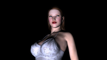 Картинка 3д графика people люди взгляд девушка