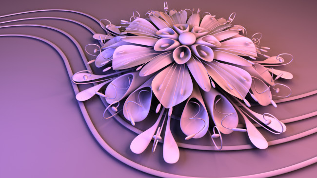 Обои картинки фото 3д, графика, flowers, цветы, фон, лепестки