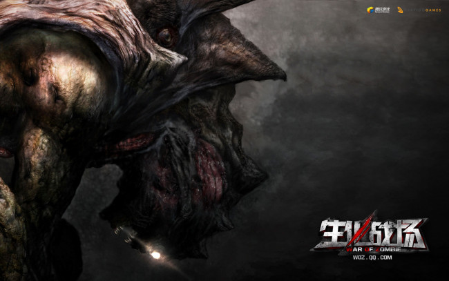 Обои картинки фото war, of, zombie, видео, игры, существо