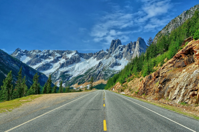 Обои картинки фото north, cascades, national, park, washington, природа, дороги, вашингтон, горы, национальный, парк, норт-каскейдс