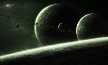 Картинка космос арт планеты