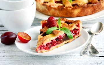 Картинка еда пироги фрукты