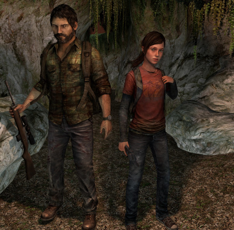 Обои картинки фото shattered  reality, 3д графика, фантазия , fantasy, оружие, девочка, мужчина