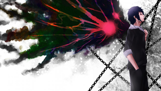 Обои картинки фото аниме, tokyo ghoul, парень, anime, ken, kaneki, токийский, гуль, tokyo, ghoul, art