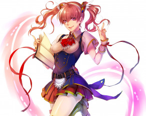 Картинка аниме unknown +другое магия крылья лента книги девушка tayuya1130 арт