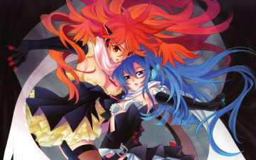 обоя аниме, senki zesshou symphogear, крылья, девушки, amou, kanade, kazanari, tsubasa, senki, zesshou, symphogear, арт