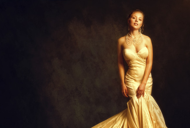 Обои картинки фото девушки, -unsort , рыжеволосые и другие, девушка, anna, fashion, zachar, rise, платье