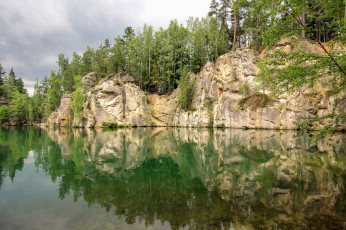 Картинка природа реки озера река лес