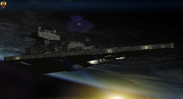 Картинка космос арт космический корабль полет вселенная планета