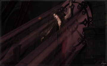 Картинка 3д+графика фантазия+ fantasy фон взгляд девушка