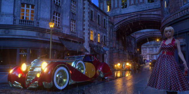 Обои картинки фото 3д графика, люди , people, девушка, взгляд, фон