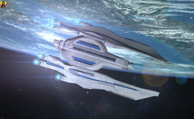 Обои картинки фото космос, арт, космический, корабль, полет, вселенная, планета