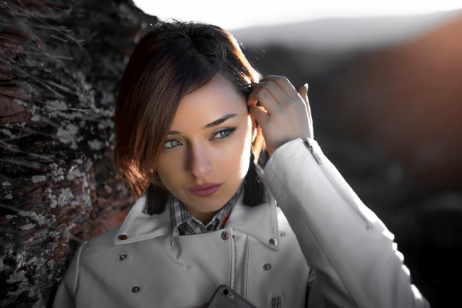 Обои картинки фото девушки, -unsort , лица,  портреты, взгляд, лицо