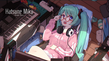 Картинка аниме vocaloid hatsune miku