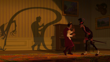 Картинка мультфильмы the+princess+and+the+frog комната принц картины чучело мчина