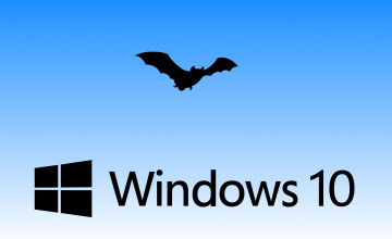 обоя компьютеры, windows  10, фон, логотип